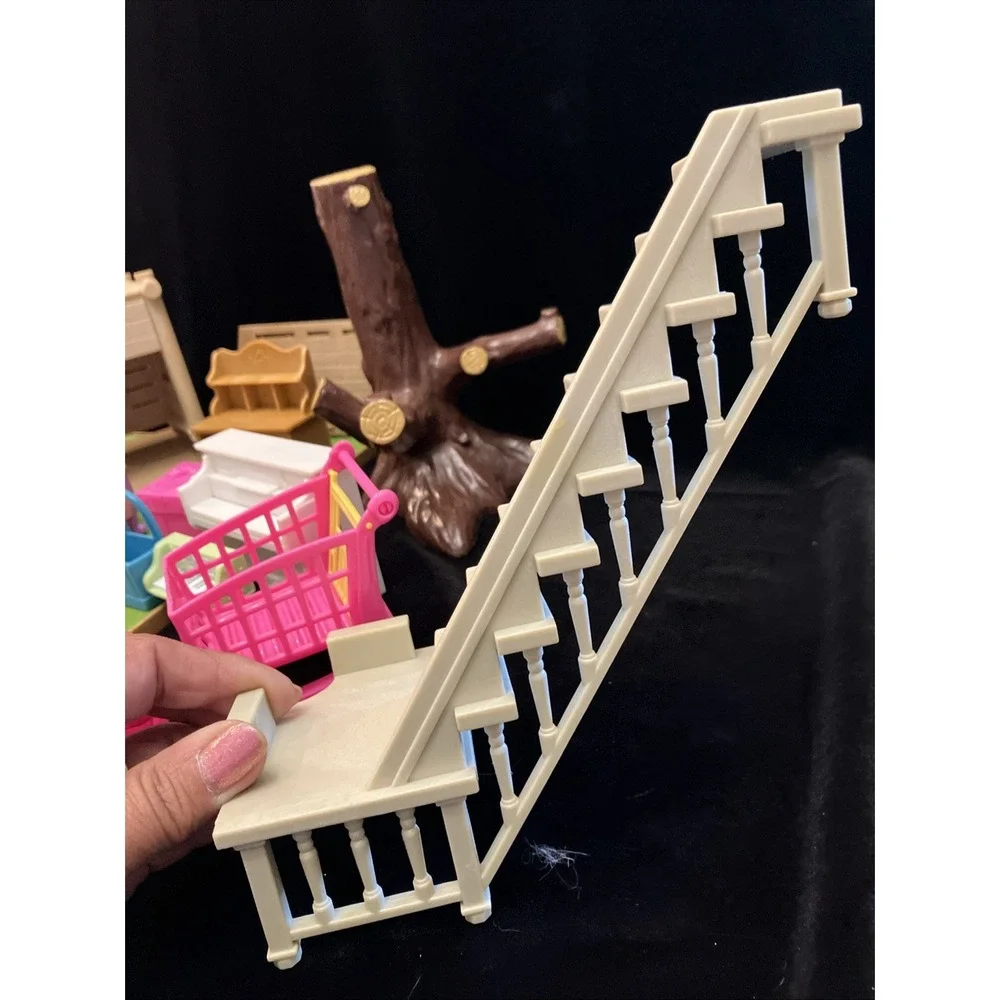 Sylvanian Families Hasbro Vintage Doll Tree House Furniture Piano Picnic Lot
